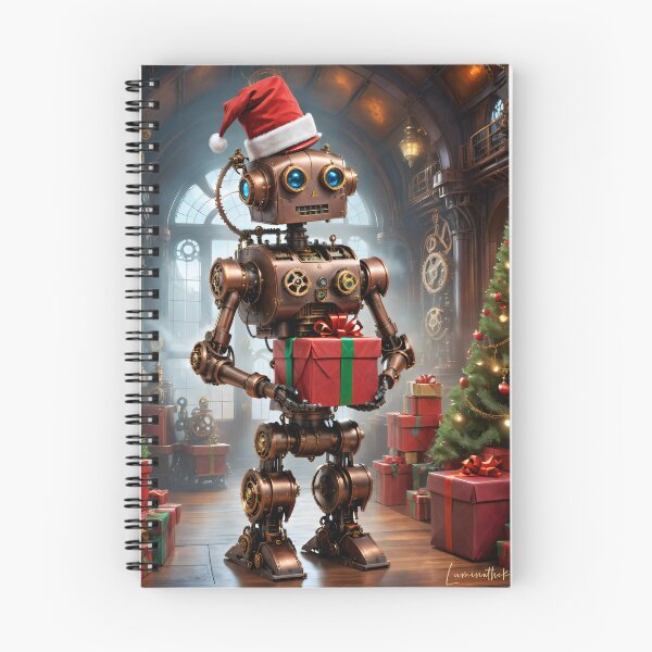 Item preview, Robbi the Christmas robot designed and sold by Luminathek.