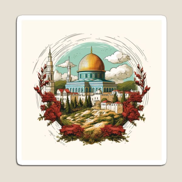 Item preview, Dome of the Rock designed and sold by Mya Zuaiter.