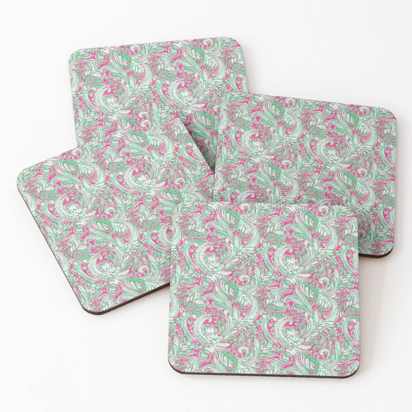 Item preview, Copy of Paisley classic design pink green designed and sold by Alessandro Remo Mazzoni Remotextiles.