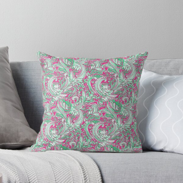 Item preview, Copy of Paisley classic design pink green designed and sold by Alessandro Remo Mazzoni Remotextiles.