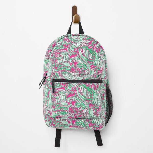 Item preview, Copy of Paisley classic design pink green designed and sold by Alessandro Remo Mazzoni Remotextiles.