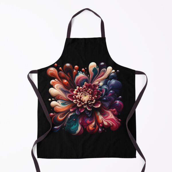 Item preview, Pour Painted Chrysanthemum designed and sold by NeatSplash.