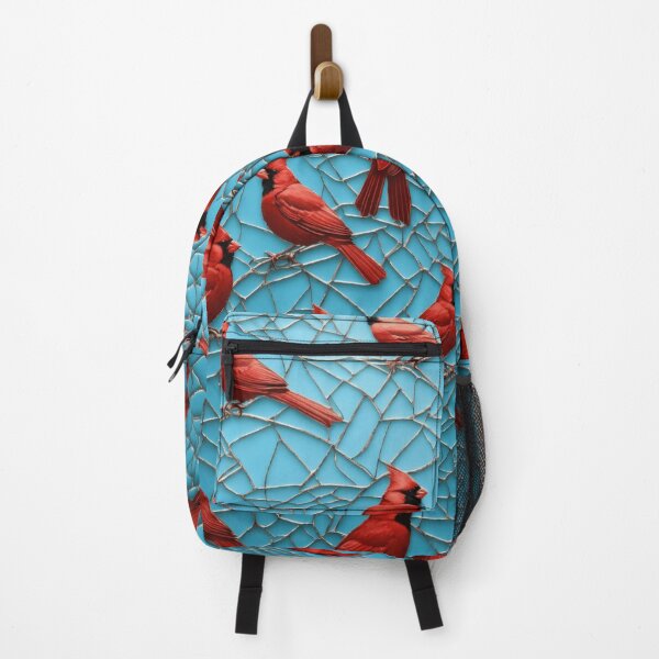 Item preview, small cardinal light blue metallic background random abstract patterns designed and sold by asbno19.