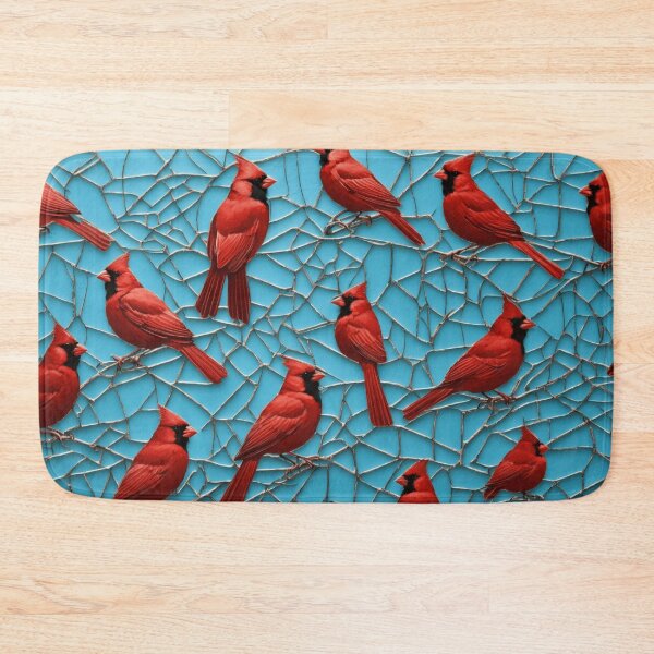 Item preview, small cardinal light blue metallic background random abstract patterns designed and sold by asbno19.