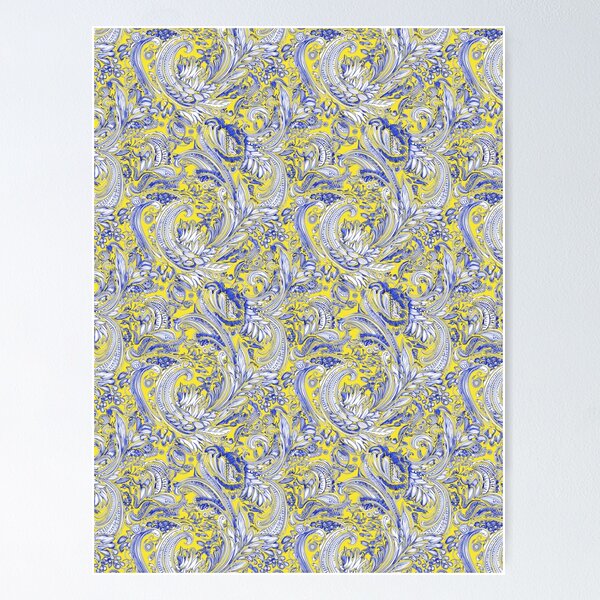 Item preview, Copy of Paisley classic design yellow designed and sold by Alessandro Remo Mazzoni Remotextiles.