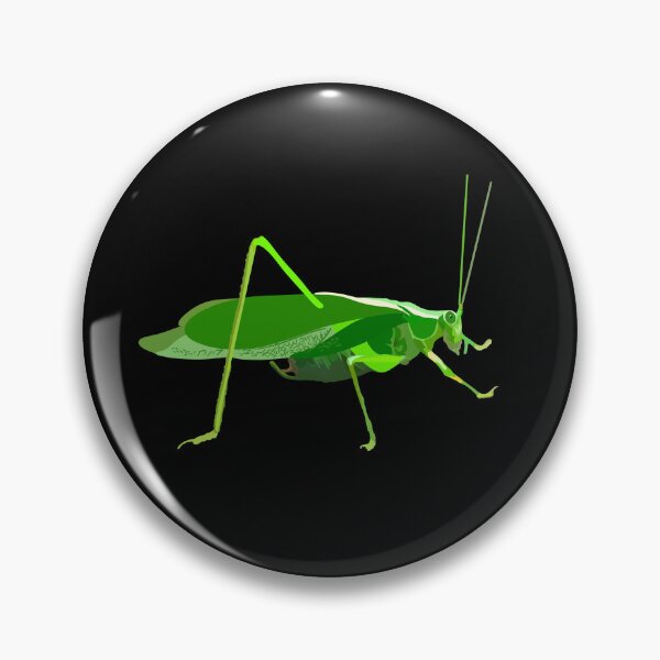 Item preview, K is for Katydid,Katydid Illustration – Unique Insect Art for Nature and Wildlife Lovers designed and sold by PrettylittlepastelUk.