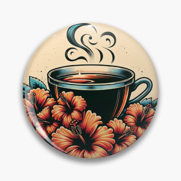 Item preview, Retro Hibiscus Tea designed and sold by NeatSplash.