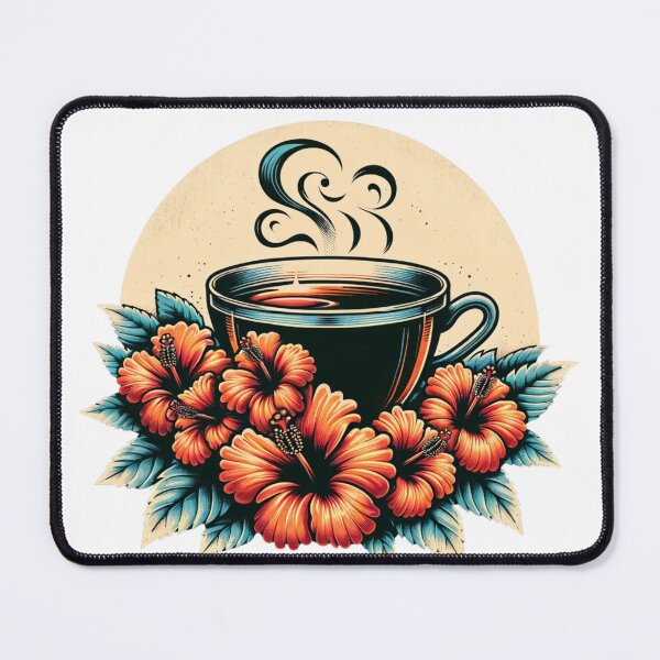 Item preview, Retro Hibiscus Tea designed and sold by NeatSplash.