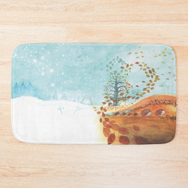 Item preview, Hey Little Hedgehogs, Winter is Coming! Illustration designed and sold by Julia Doria.