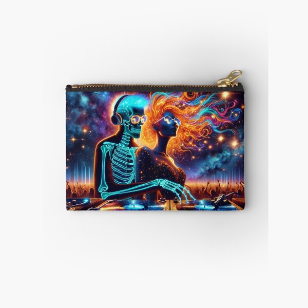 Item preview, Cosmic Beats: The Skeleton DJ's Rave designed and sold by Left-Hand-Tree.