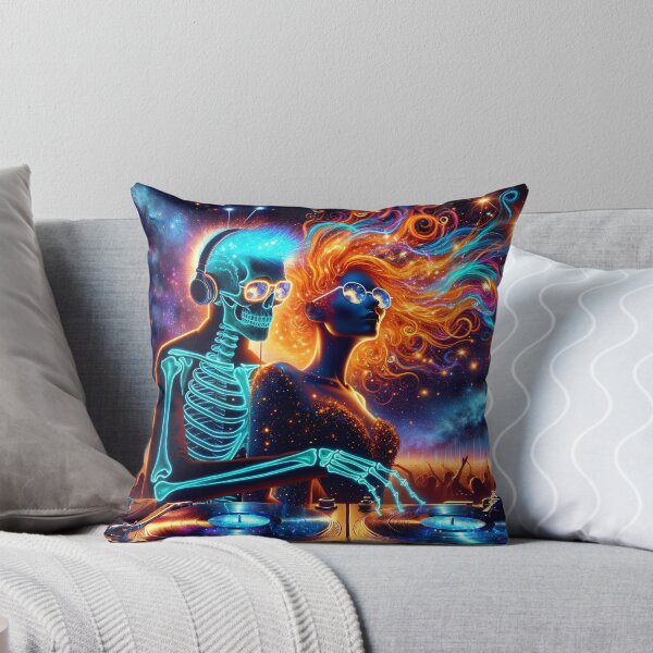 Item preview, Cosmic Beats: The Skeleton DJ's Rave designed and sold by Left-Hand-Tree.