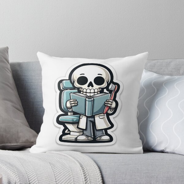 Item preview, Scholarly Skeleton Dentist designed and sold by ShopiDentistry.