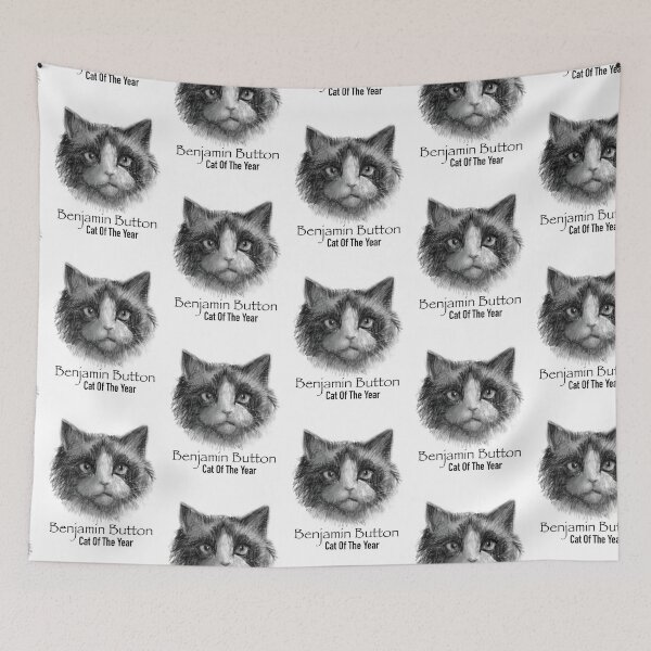 Item preview, Feline Elegance: Year of The Whiskers designed and sold by TheArtCave.