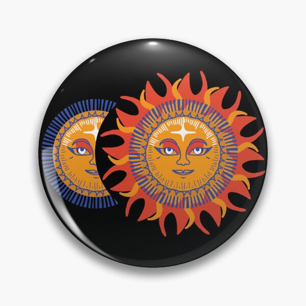 Item preview, Moon and sun together pattern designed and sold by HarridanCreates.