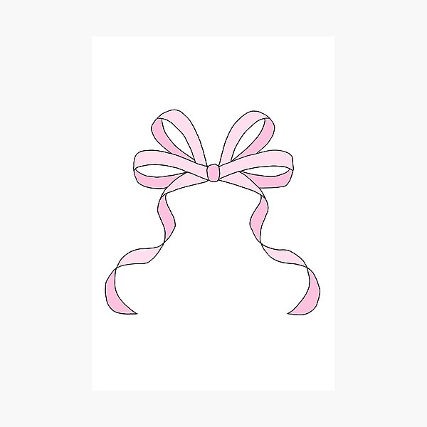 Item preview, coquette ballet core pink bow designed and sold by cloudvity.