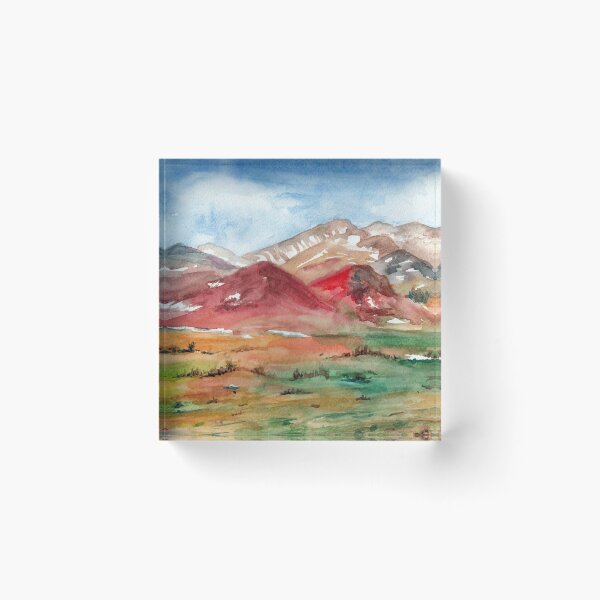 Item preview,  Landscape with mountains. designed and sold by Natalia Varlamova.