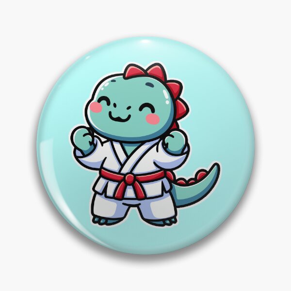 Item preview, Kawaii Cute Karate Dinosaur 1 | Pets and Animals for Men and Women t-shirt designed and sold by panchiTWO.
