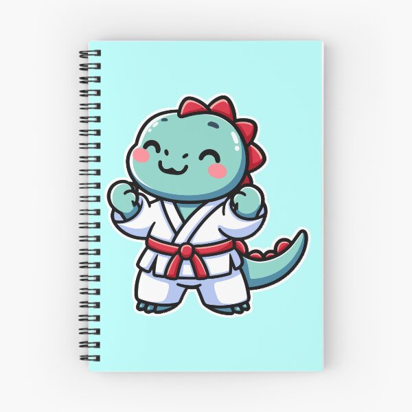 Item preview, Kawaii Cute Karate Dinosaur 1 | Pets and Animals for Men and Women t-shirt designed and sold by panchiTWO.