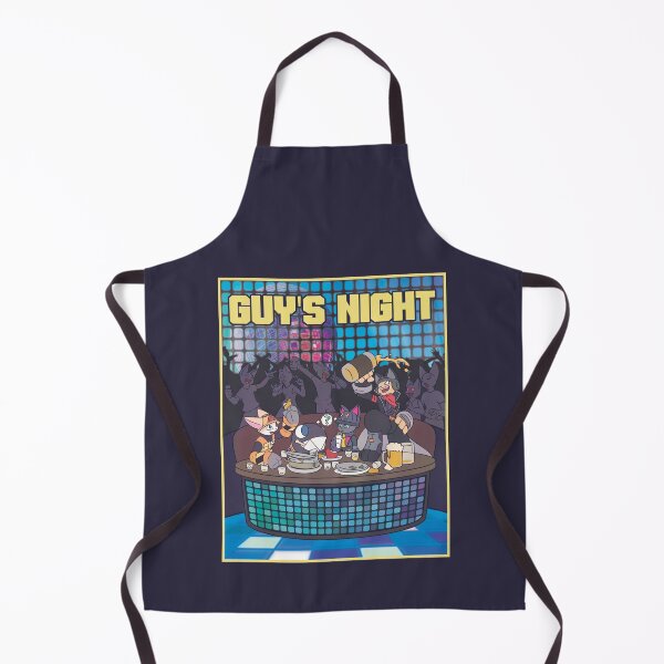 Item preview, Guy's Night (Blue Version) - anime cat cartoon characters designed and sold by 4ThingTon.