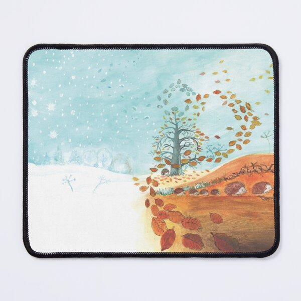 Item preview, Hey Little Hedgehogs, Winter is Coming! Illustration designed and sold by Julia Doria.
