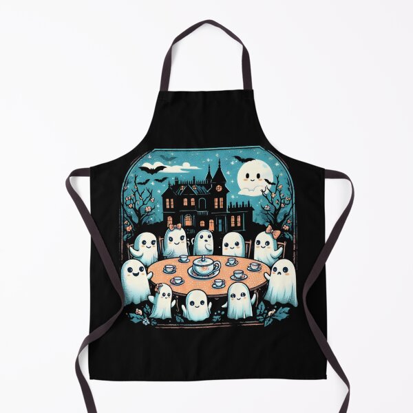 Item preview, Halloween Cute Tea Party Among Ghosts designed and sold by İlker Berk Ergan.