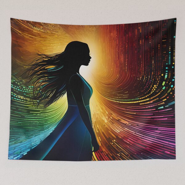 Item preview, Vibrant Code: The Bold Expression of Digital Art through Color Binary designed and sold by Artedig.