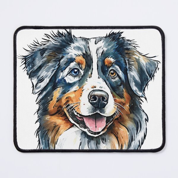 Item preview, Australian Shepherd Portrait designed and sold by Motivburg.