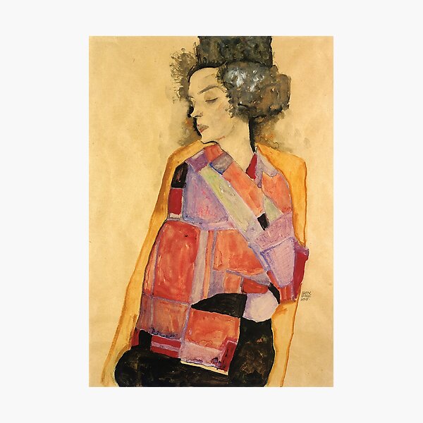 Item preview, HD. The Daydreamer (Gerti Schiele), by Egon Schiele designed and sold by MINDTHECHERRY.