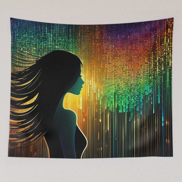 Item preview, Secret Art of Binary: Revealing the Hidden Elegance of Digital Colors designed and sold by Artedig.