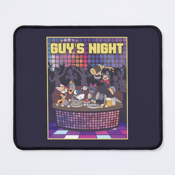 Item preview, Guy's Night (Purple Ver) - anime cat cartoon characters designed and sold by 4ThingTon.