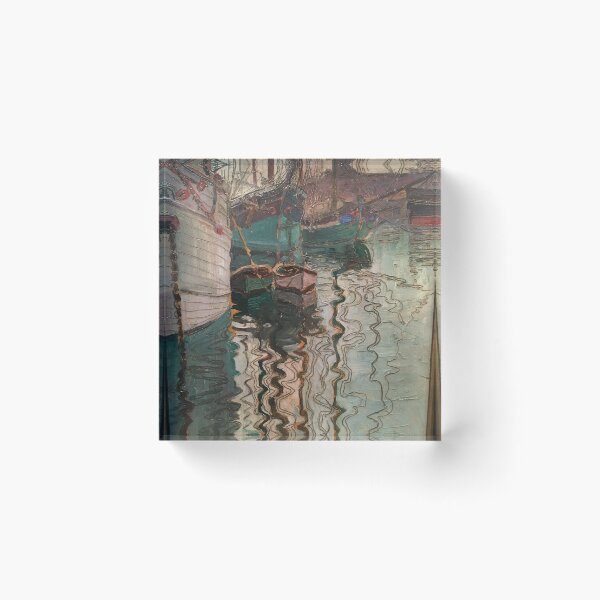Item preview, HD. The Harbor in Trieste, by Egon Schiele designed and sold by MINDTHECHERRY.