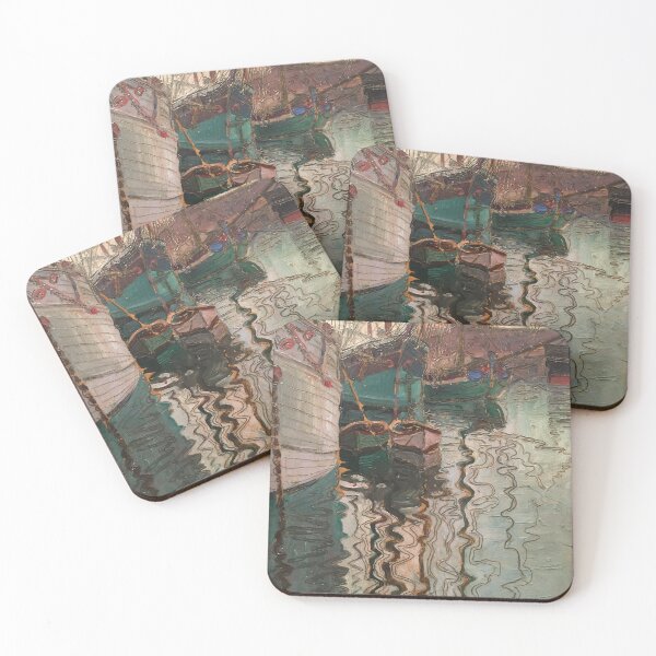 Item preview, HD. The Harbor in Trieste, by Egon Schiele designed and sold by MINDTHECHERRY.