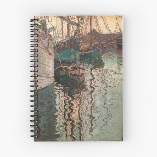 Item preview, HD. The Harbor in Trieste, by Egon Schiele designed and sold by MINDTHECHERRY.
