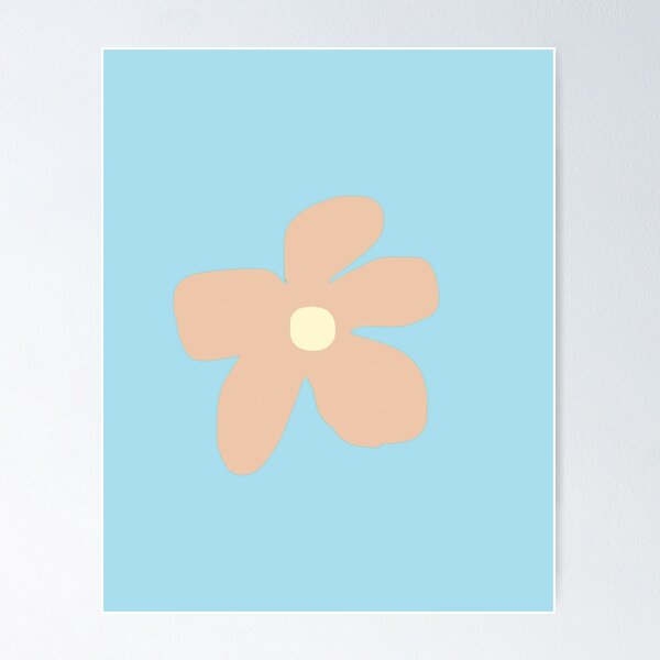 Item preview, Light blue groovy flower designed and sold by Almendra21.