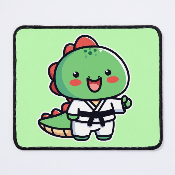Item preview, Kawaii Cute Karate Dinosaur 2 | Pets and Animals for Men and Women t-shirt designed and sold by panchiTWO.