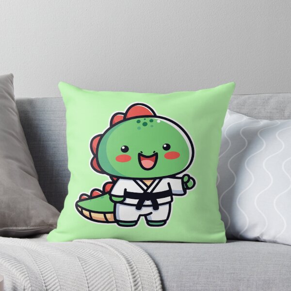 Item preview, Kawaii Cute Karate Dinosaur 2 | Pets and Animals for Men and Women t-shirt designed and sold by panchiTWO.
