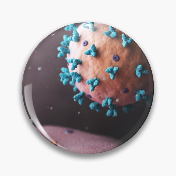 Item preview, STK701540H-Lassa virus attaching to cell. designed and sold by StocktrekImages.