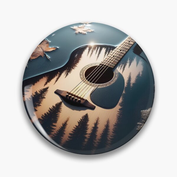 Item preview, Melody of Nature: Enchanting Shadow of the Guitar on Water designed and sold by HAKAN YILDIRIM.