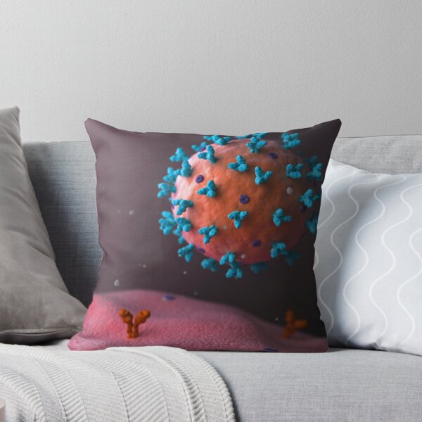 Item preview, STK701541H-Lassa virus attaching to cell. designed and sold by StocktrekImages.