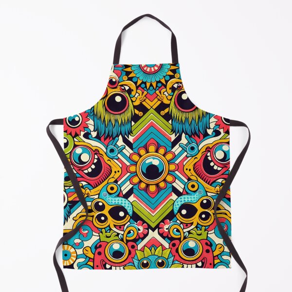 Item preview, Weird Monsters Pattern designed and sold by NeatSplash.