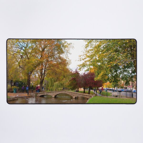 Item preview, Bourton on the Water Autumn Trees Cotswolds designed and sold by AndyEvansPhotos.