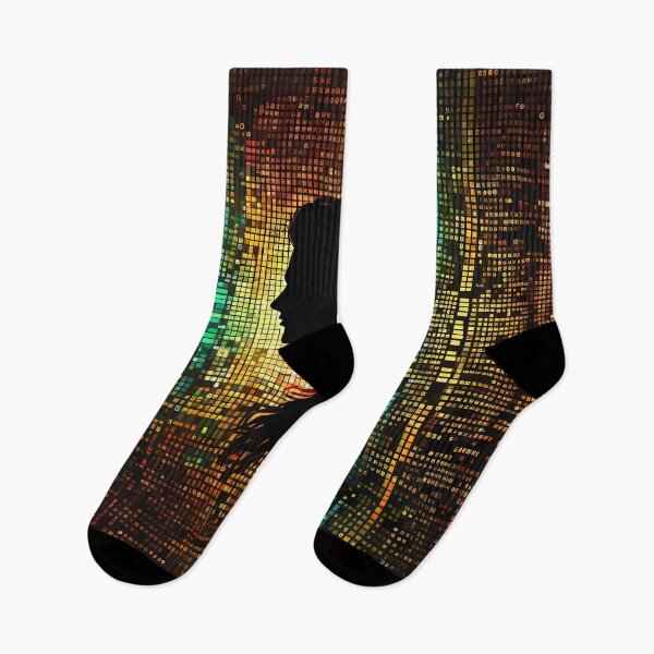 Item preview, Chromatic Binary: The Subtle Dance of Colors that Transforms Digital Art designed and sold by Artedig.