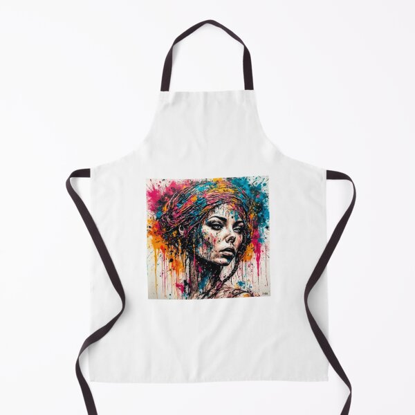 Item preview, Painted girl wall art designed and sold by bravomodels.