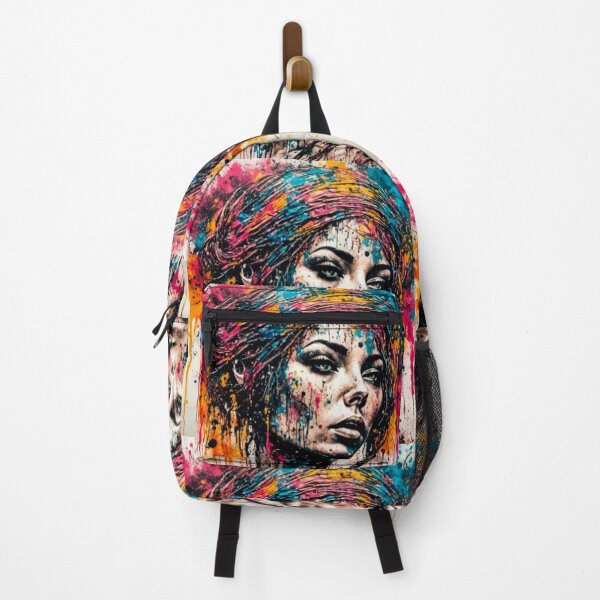 Item preview, Painted girl wall art designed and sold by bravomodels.