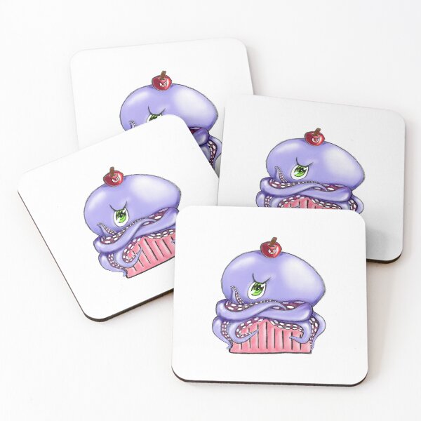 Item preview, SCP Alien Octopus in the cupcake style with Cherry Side Kick designed and sold by TNMD.