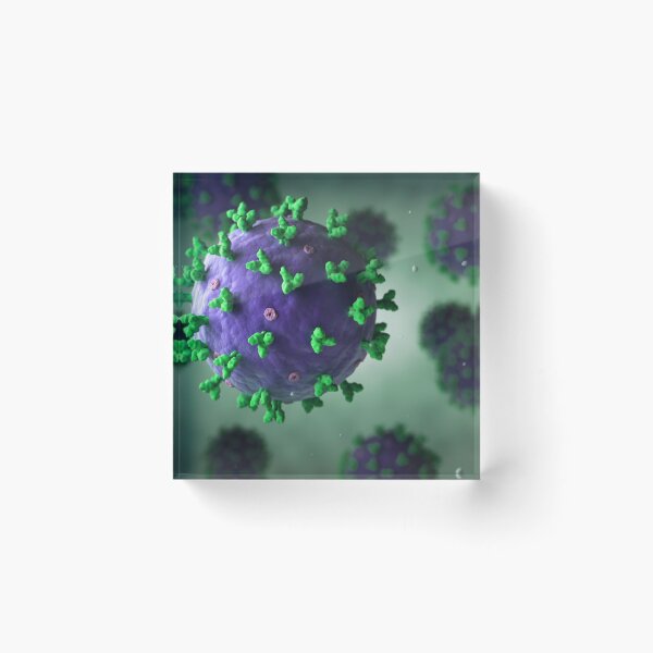 Item preview, STK701542H-Group of floating lassa virus. designed and sold by StocktrekImages.