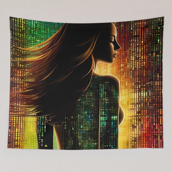 Item preview, Picturesque Code: The Visual Charm of Color Binary in the Digital Age designed and sold by Artedig.