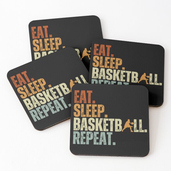Item preview, Eat Sleep Basketball Repeat Retro Vintage Boy Kid Men Women designed and sold by JustMeStore.