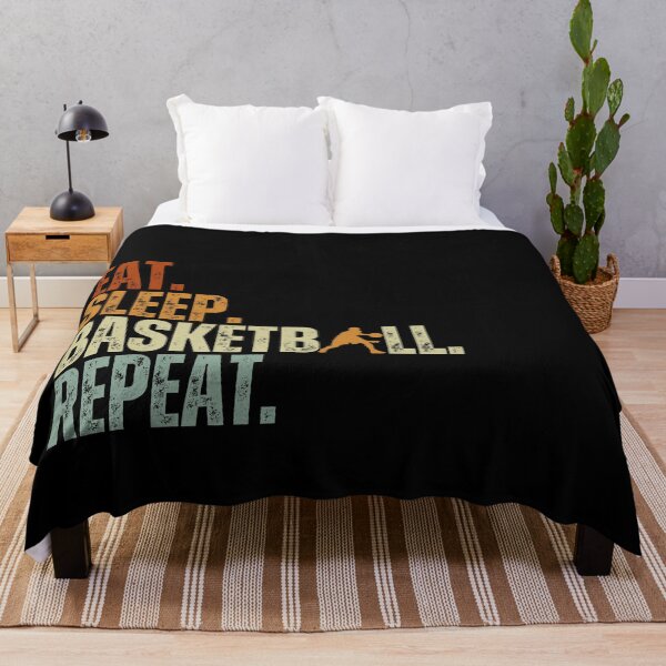 Item preview, Eat Sleep Basketball Repeat Retro Vintage Boy Kid Men Women designed and sold by JustMeStore.