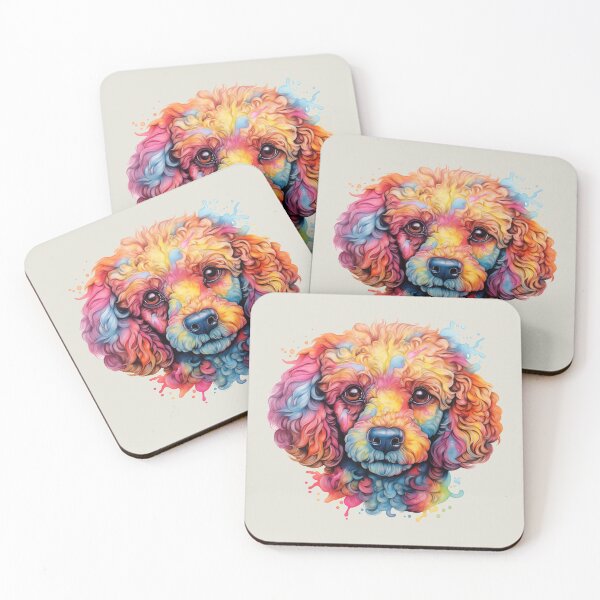 Item preview, Poodle - Colorful Watercolor designed and sold by wotsthis.